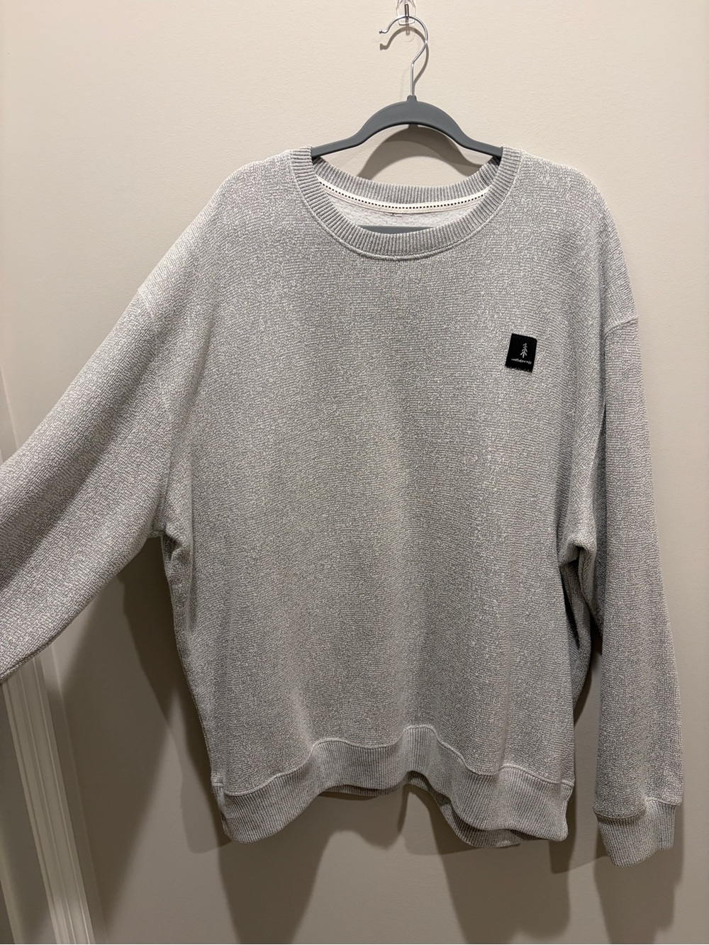 Unisex Plush Ultrasoft Crewneck Sweatshirt - Light Gray